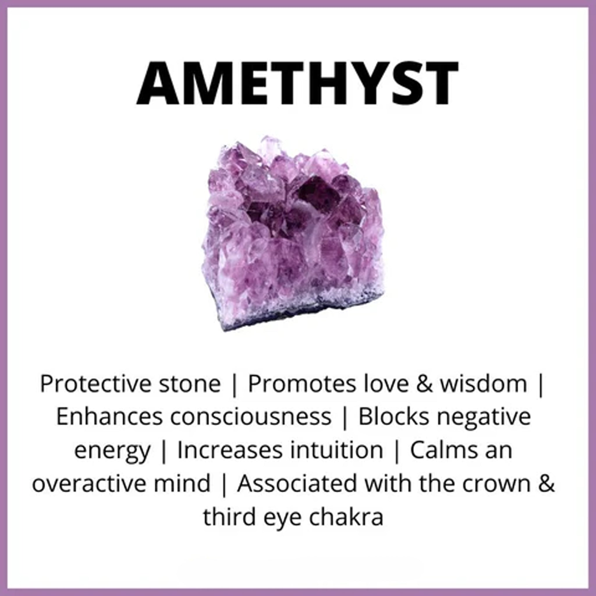 Authentic Amethyst Mystic Band