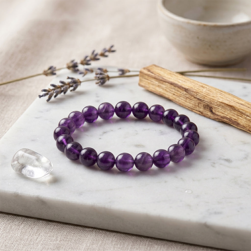 Amethyst + Dhan Yog - Bracelet Combo