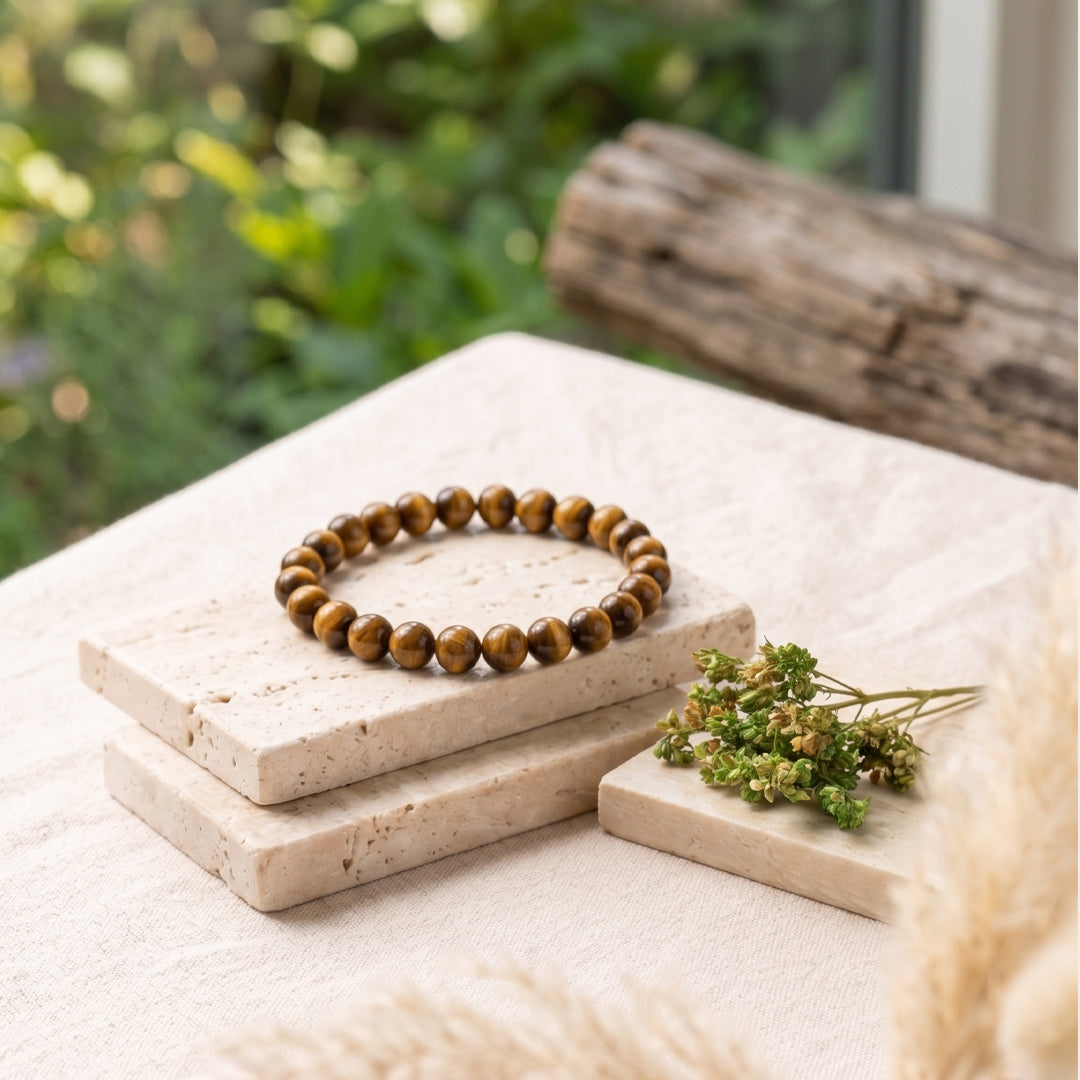 Tiger Eye Natural Stone - Bracelet