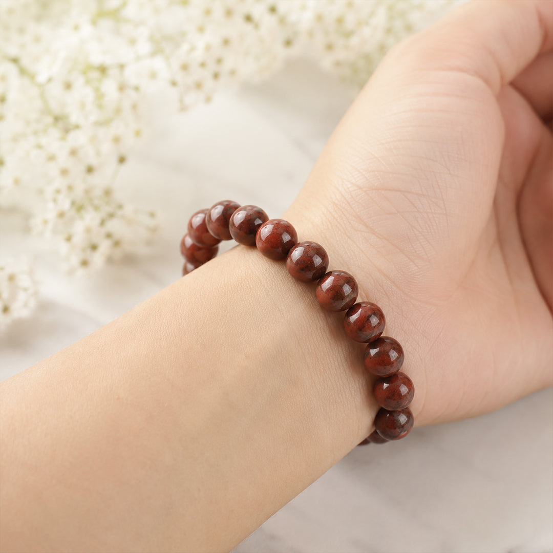 Red Jasper Natural Stone - Bracelet