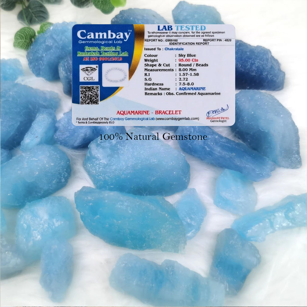 Aquamarine Bracelet – The Stone of Calm Courage