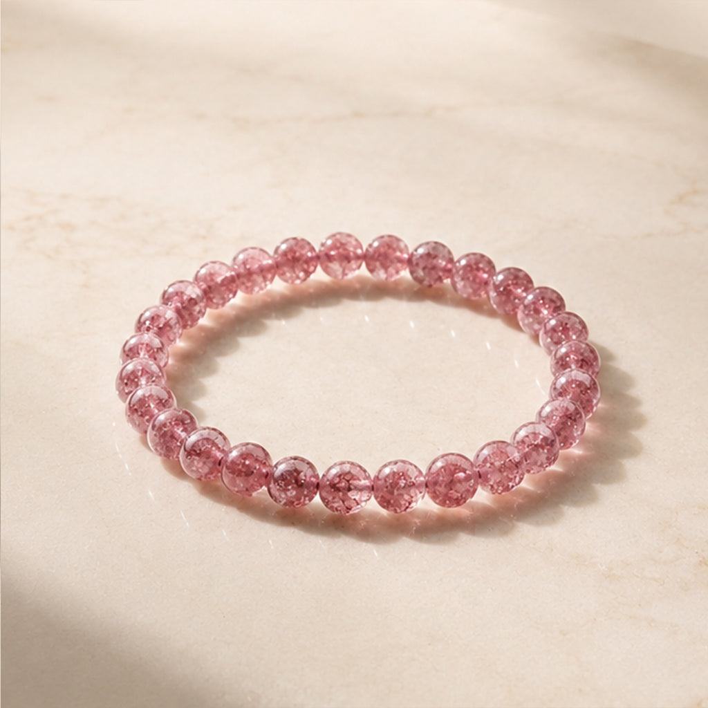 Pink Tourmaline Stone Bracelet