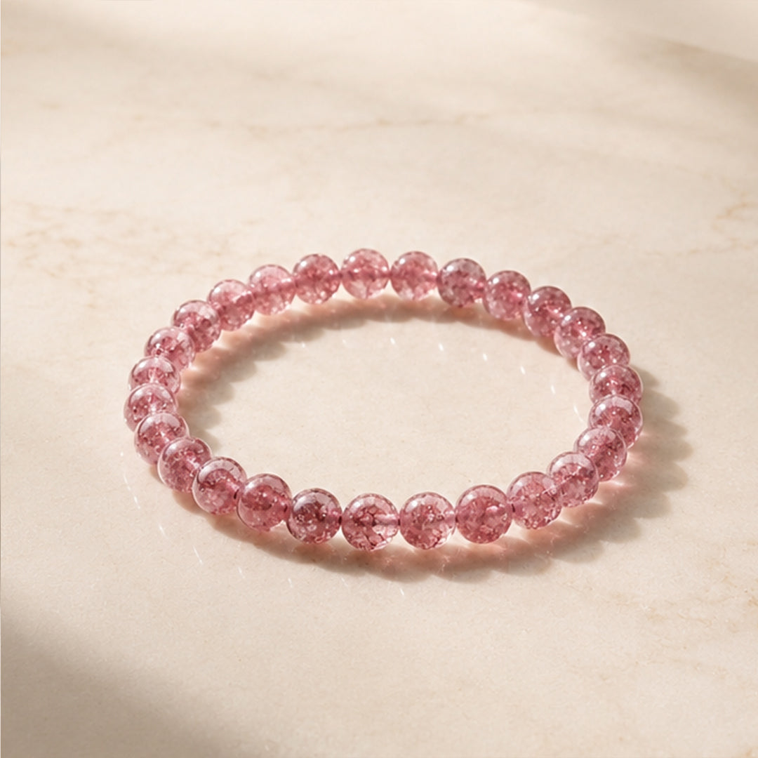 Pink Tourmaline Stone Bracelet