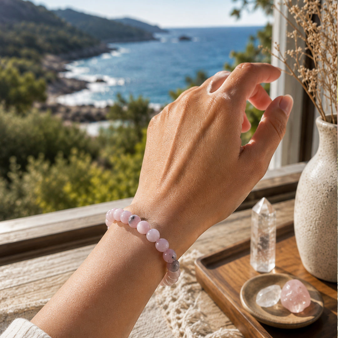 Pink Opal Bracelet for Love and Passion