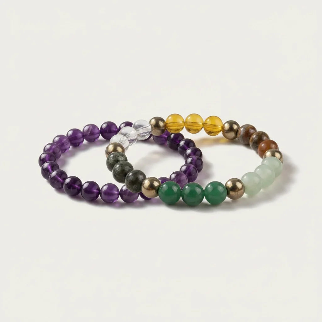 Amethyst + Dhan Yog - Bracelet Combo